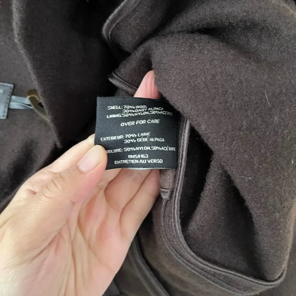 Cole haan wool and alpaca coat‎